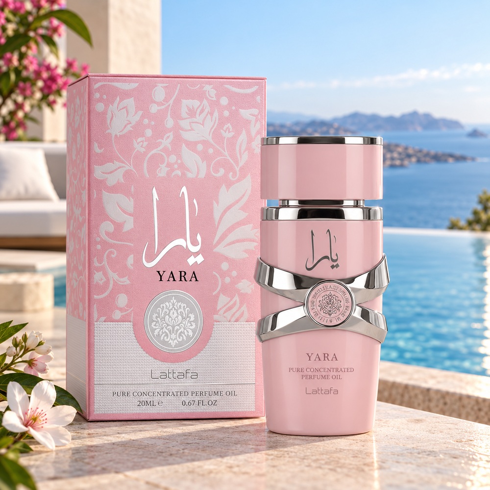 Lattafa Yara Concentrated Perfume Oil 20ml – Pink
