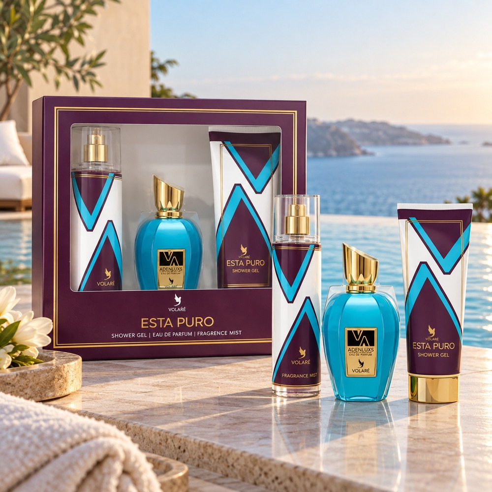 Volaré Esta Puro Gift Set – EDP 100ml + Fragrance Mist + Shower Gel