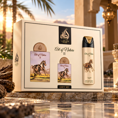 Lattafa Pride Art of Nature II Gift Set – 100ml EDP & 200ml Spray